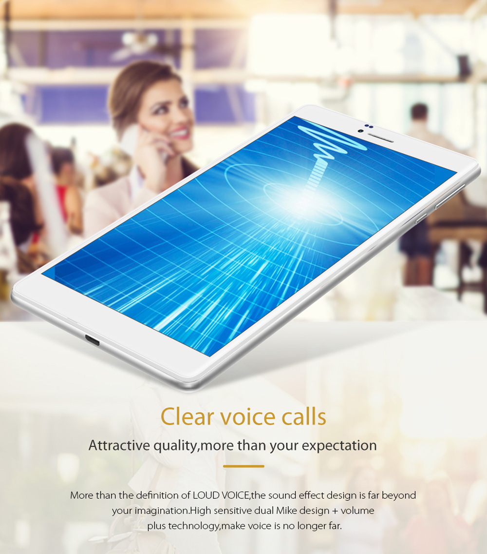 Cube WP10 6.98 inch 4G Phablet Windows 10 Mobile MSM8909 Quad Core 1.3GHz 2GB RAM 16GB ROM 5.0MP Rear Camera IPS Screen WiFi OTG GPS Bluetooth 4.1