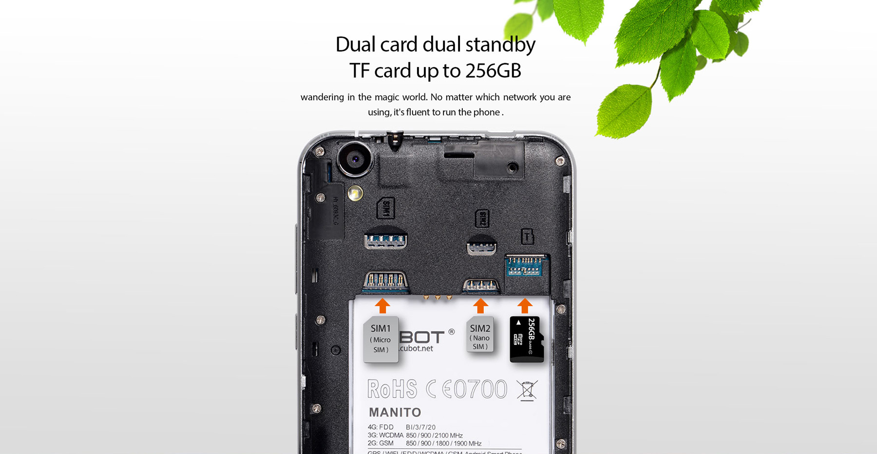 Cubot Manito Android 6.0 5.0 inch 4G Smartphone MTK6737 Quad Core 1.3GHz 3GB RAM 16GB ROM Bluetooth 4.0 A-GPS Accelerometer