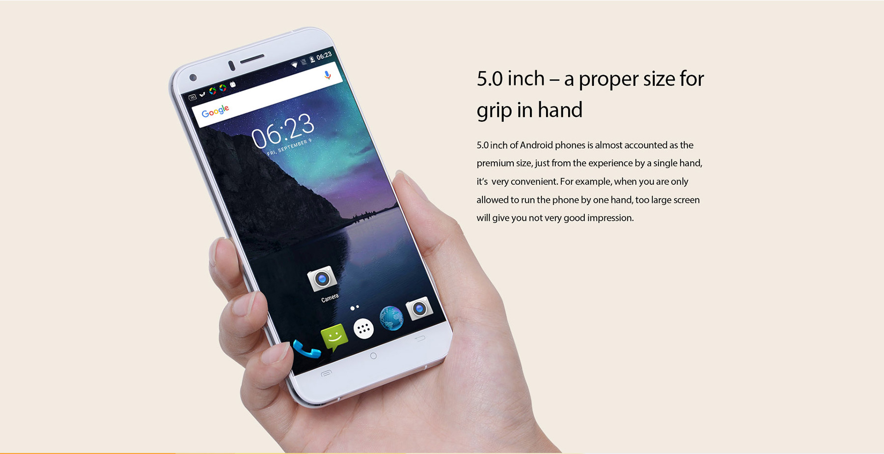 Cubot Manito Android 6.0 5.0 inch 4G Smartphone MTK6737 Quad Core 1.3GHz 3GB RAM 16GB ROM Bluetooth 4.0 A-GPS Accelerometer