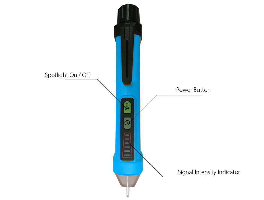 BSIDE AVD05 Non-contact Voltage Detector 12V - 1000V Electroprobe BSIDE AVD05 Non-contact Voltage Detector 12V - 1000V Electroprobe