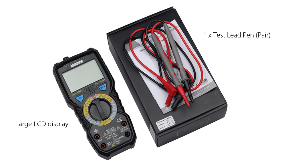 BSIDE ADM08A True RMS Value Digital Multimeter Temperature Capacitance Frequency Test BSIDE ADM08A True RMS Value Digital Multimeter Temperature Capacitance Frequency Test