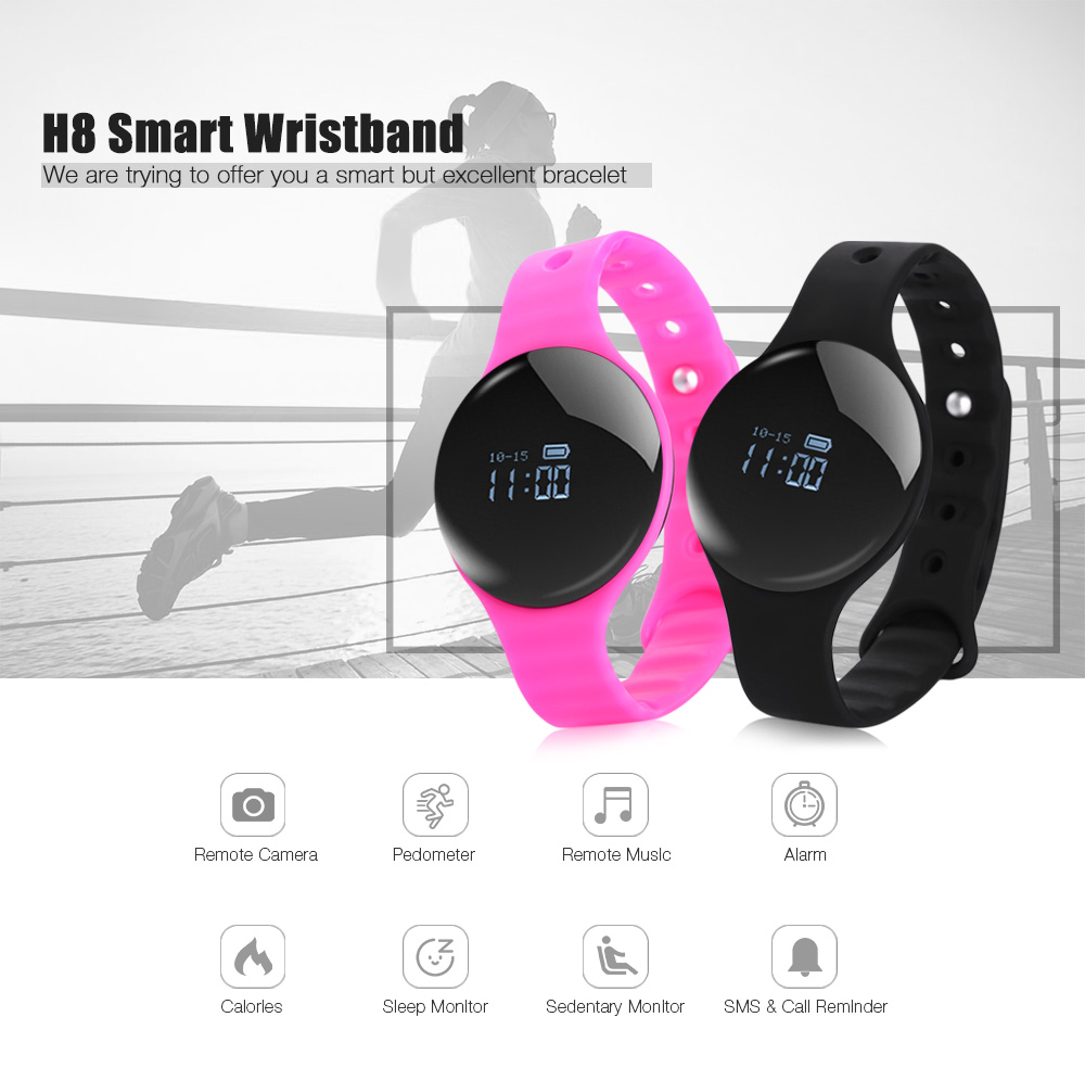 H8 Bluetooth 4.0 Sports Smart Watch Call Reminder Calorie Monitor Bracelet H8 Bluetooth 4.0 Sports Smart Watch Call Reminder Calorie Monitor Bracelet