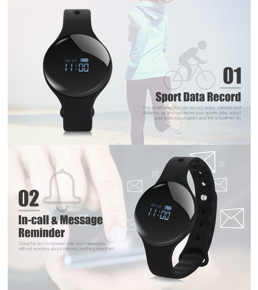 H8 Bluetooth 4.0 Sports Smart Watch Call Reminder Calorie Monitor Bracelet H8 Bluetooth 4.0 Sports Smart Watch Call Reminder Calorie Monitor Bracelet