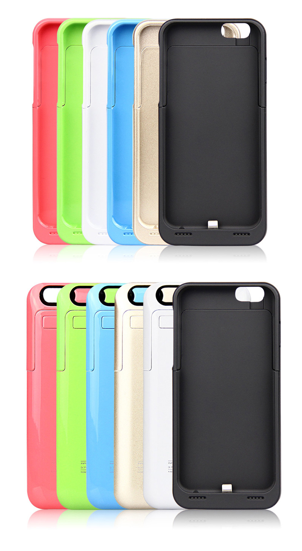 3500mAh External Battery Power Bank Charger Cover for iPhone 6 / 6S 4.7 inch