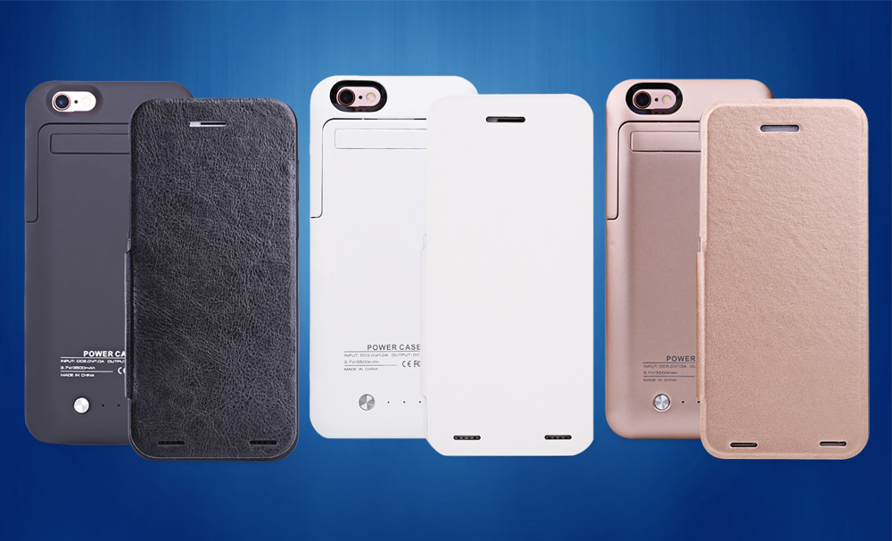 3500mAh External Battery Power Bank Charger Flip Case for iPhone 6 / 6S 4.7 inch 3500mAh External Battery Power Bank Charger Flip Case for iPhone 6 / 6S 4.7 inch