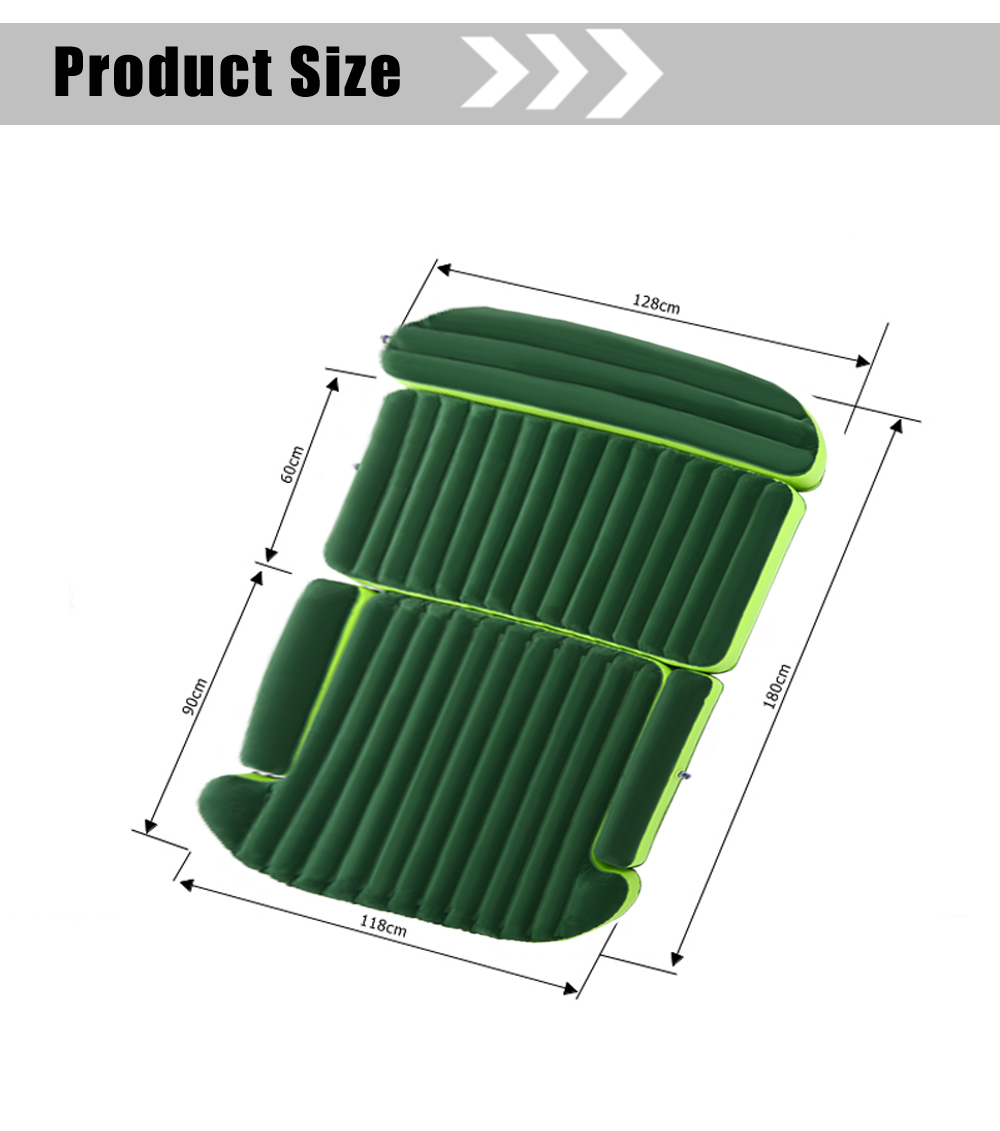 Drive Travel Universal Automotive Air Inflation Bed Wave Design Environmental Material Comfortable Airbed for SUV Drive Travel Universal Automotive Air Inflation Bed Wave Design Environmental Material Comfortable Airbed for SUV