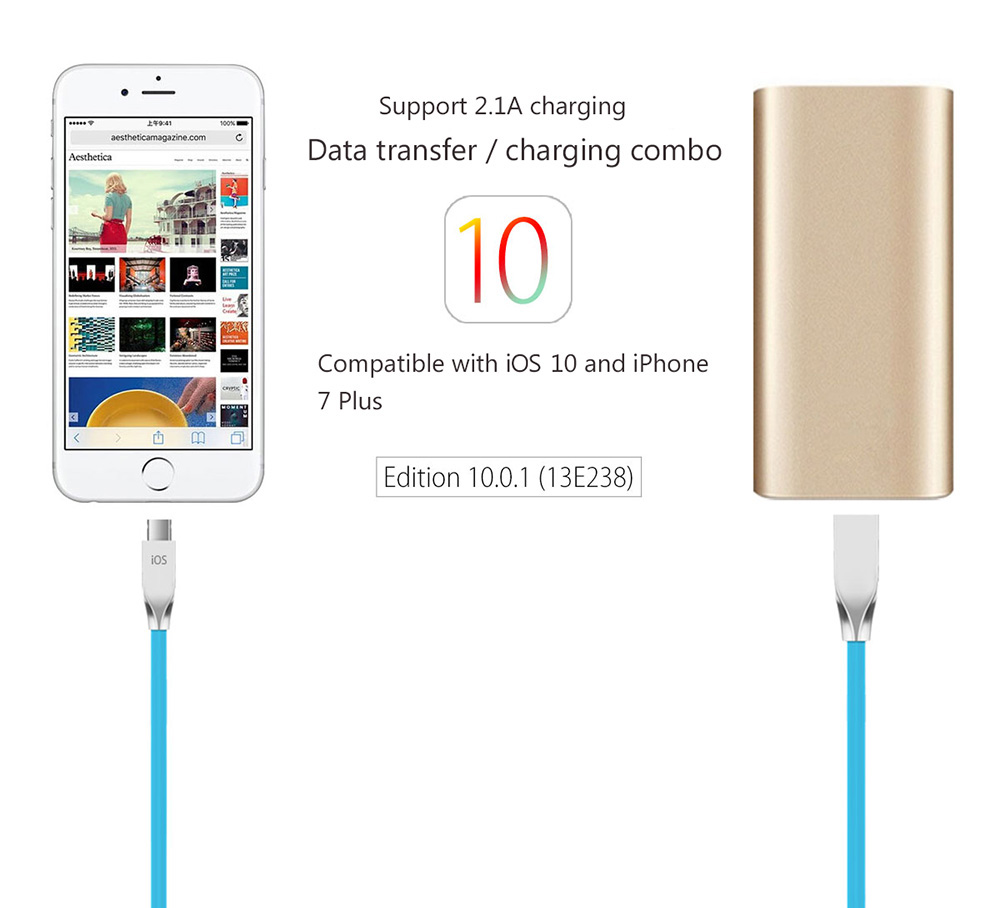 POFAN Zinc Alloy Housing 8 Pin Micro USB Data Transfer and Charging Cable for iPhone Samsung PVC Anti-twining Cord - 120cm POFAN Zinc Alloy Housing 8 Pin Micro USB Data Transfer and Charging Cable for iPhone Samsung PVC Anti-twining Cord - 120cm