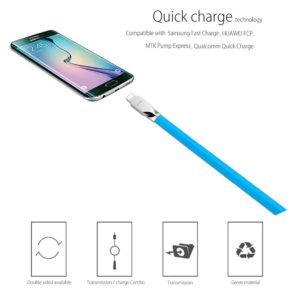 POFAN Zinc Alloy Housing 8 Pin Micro USB Data Transfer and Charging Cable for iPhone Samsung PVC Anti-twining Cord - 120cm POFAN Zinc Alloy Housing 8 Pin Micro USB Data Transfer and Charging Cable for iPhone Samsung PVC Anti-twining Cord - 120cm