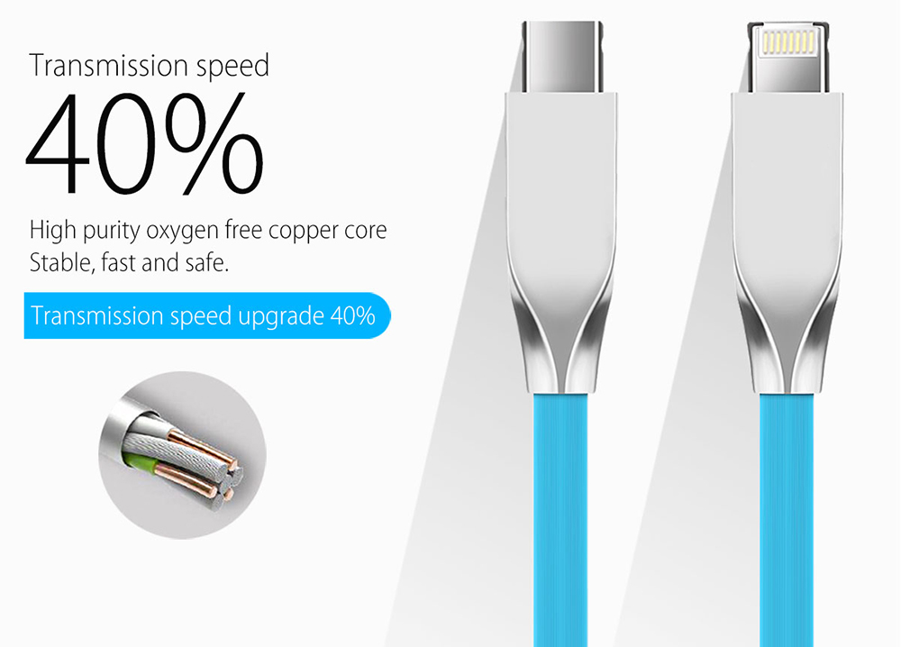POFAN Zinc Alloy Housing 8 Pin Micro USB Data Transfer and Charging Cable for iPhone Samsung PVC Anti-twining Cord - 120cm POFAN Zinc Alloy Housing 8 Pin Micro USB Data Transfer and Charging Cable for iPhone Samsung PVC Anti-twining Cord - 120cm