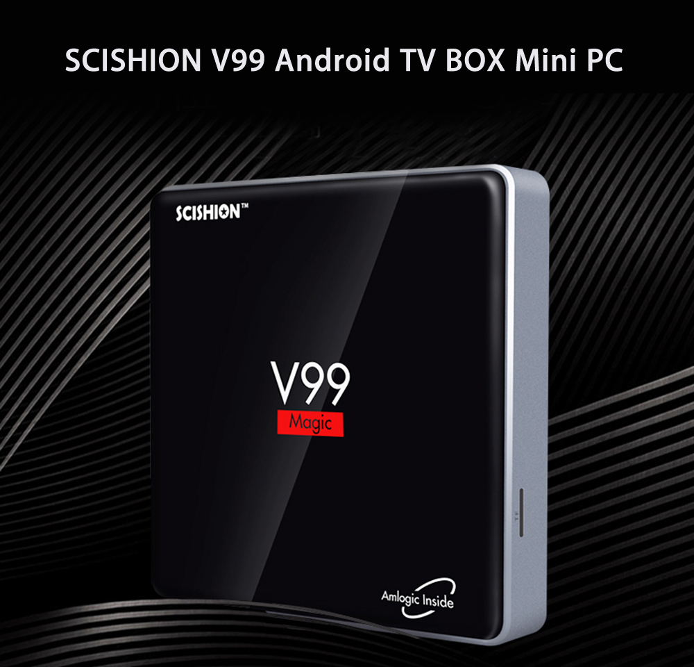 SCISHION V99 Android TV BOX Amlogic S912 Octa Core 2.4G + 5.0G Dual Band WiFi Bluetooth 4.0 Android Media Player SCISHION V99 Android TV BOX Amlogic S912 Octa Core 2.4G + 5.0G Dual Band WiFi Bluetooth 4.0 Android Media Player