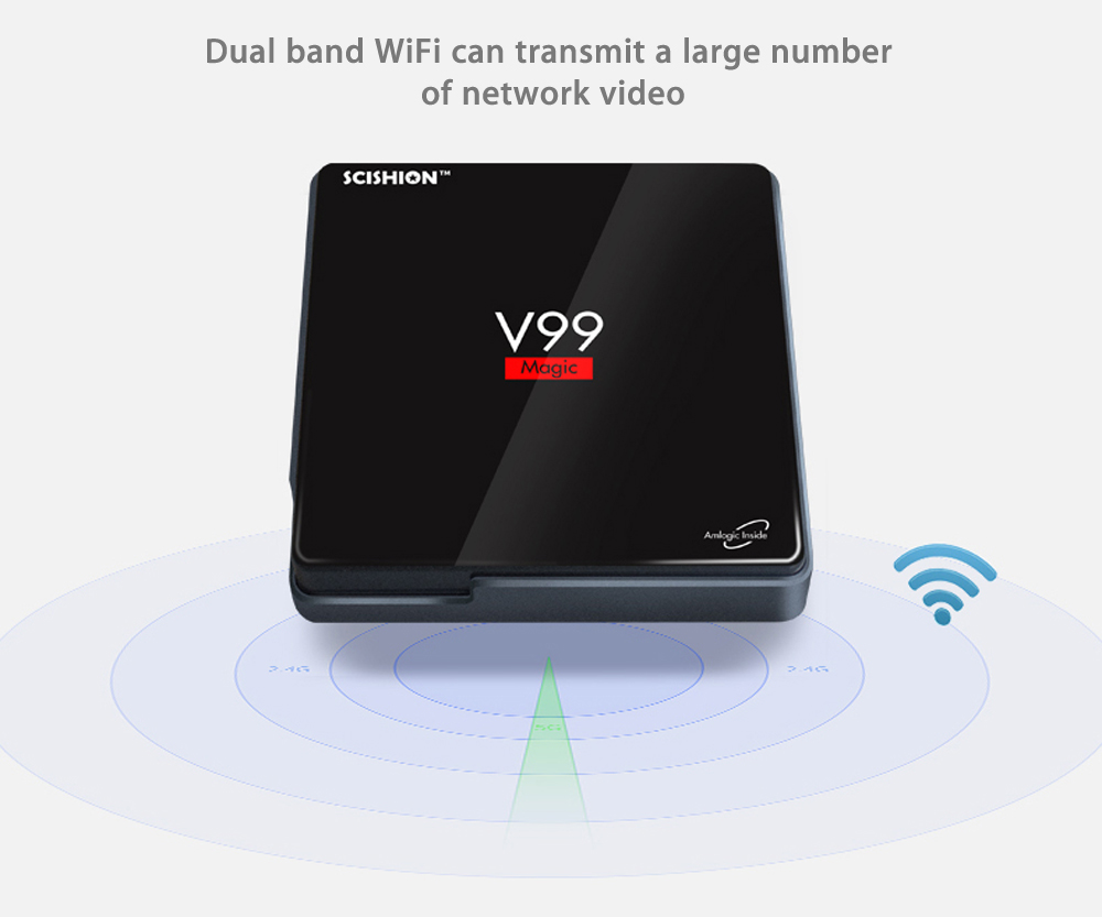 SCISHION V99 Android TV BOX Amlogic S912 Octa Core 2.4G + 5.0G Dual Band WiFi Bluetooth 4.0 Android Media Player SCISHION V99 Android TV BOX Amlogic S912 Octa Core 2.4G + 5.0G Dual Band WiFi Bluetooth 4.0 Android Media Player