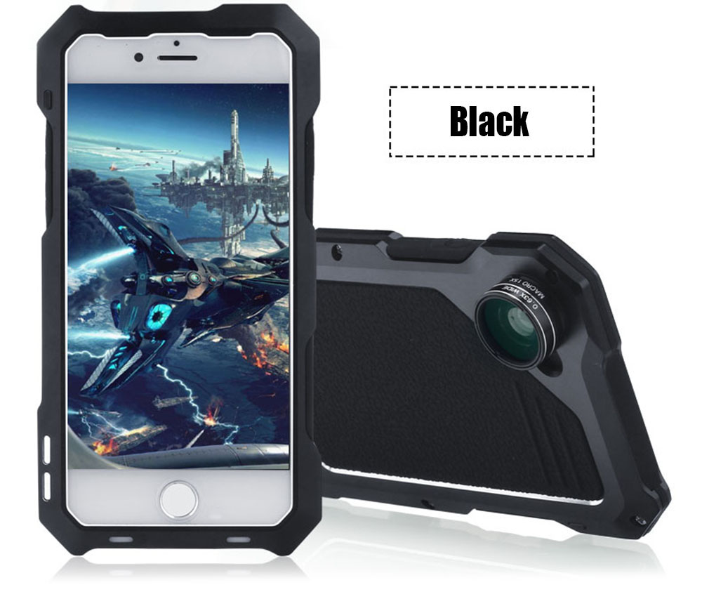 3 in 1 198 Degree Fisheye / 15X Macro / 0.63X Wide Angle Lens IP54 Dustproof Shockproof Protective Cover for iPhone 7 3 in 1 198 Degree Fisheye / 15X Macro / 0.63X Wide Angle Lens IP54 Dustproof Shockproof Protective Cover for iPhone 7