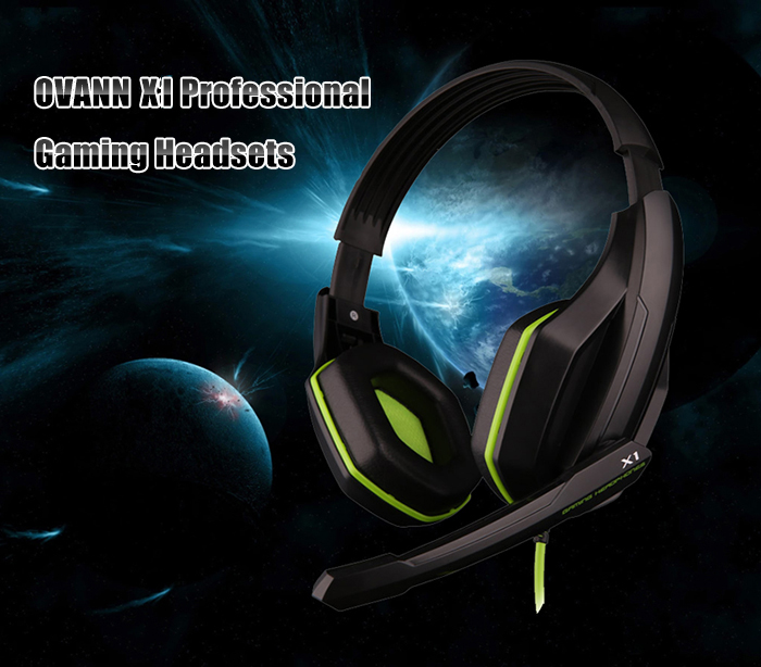 OVANN X1 Wired Gaming Headsets with Microphone Volume Control 3.5mm Audio Jack OVANN X1 Wired Gaming Headsets with Microphone Volume Control 3.5mm Audio Jack