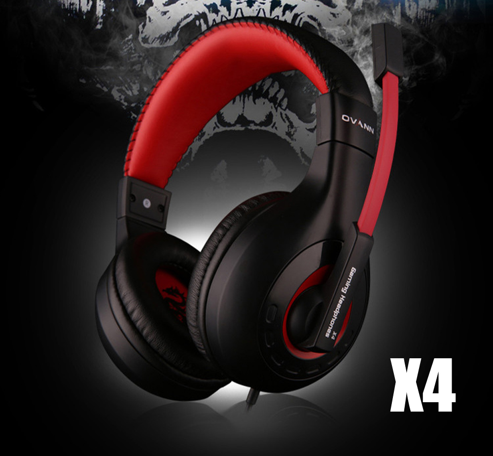 OVANN X4 Wired Gaming Headsets with Microphone Volume Control 3.5mm Audio Jack OVANN X4 Wired Gaming Headsets with Microphone Volume Control 3.5mm Audio Jack