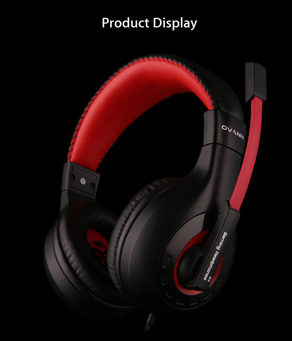 OVANN X4 Wired Gaming Headsets with Microphone Volume Control 3.5mm Audio Jack OVANN X4 Wired Gaming Headsets with Microphone Volume Control 3.5mm Audio Jack