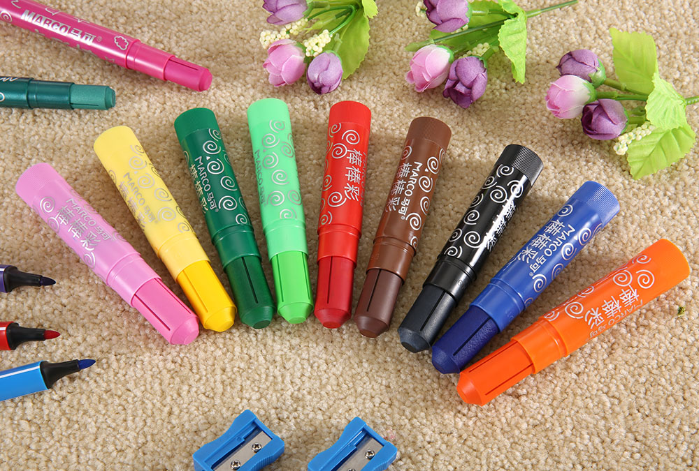 Marco 2500 - 12CB 12 Colors Rotating Oil Painting Stick Marco 2500 - 12CB 12 Colors Rotating Oil Painting Stick