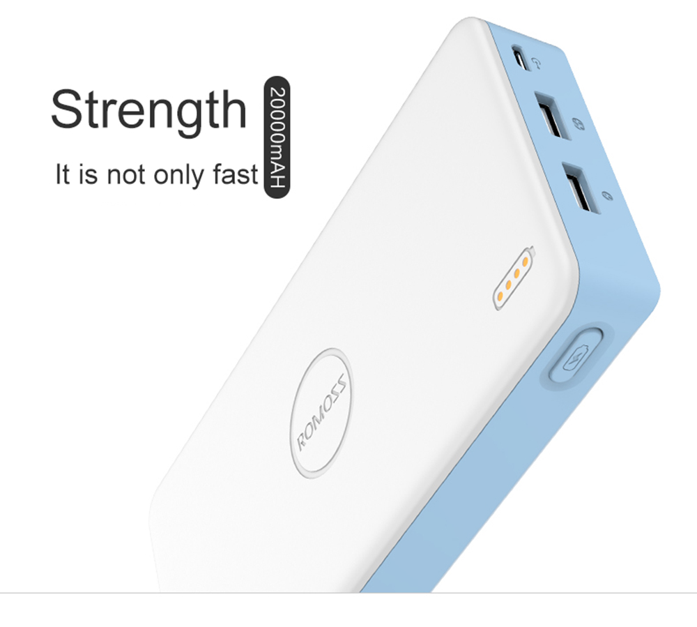 ROMOSS PB20XC Quick Charge 2.0 20000mAh Portable Universal External Battery