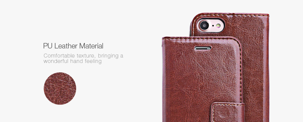 Tomkas Crazy Horse Series Magnetic Flip PU Leather Stand Case Wallet Cover for iPhone 7 Tomkas Crazy Horse Series Magnetic Flip PU Leather Stand Case Wallet Cover for iPhone 7