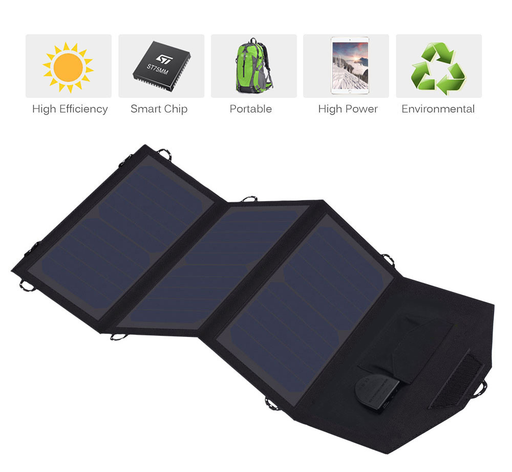 ALLPOWERS 18V 21W Monocrystalline Silicon Solar Panel Folding Charging Bag ALLPOWERS 18V 21W Monocrystalline Silicon Solar Panel Folding Charging Bag