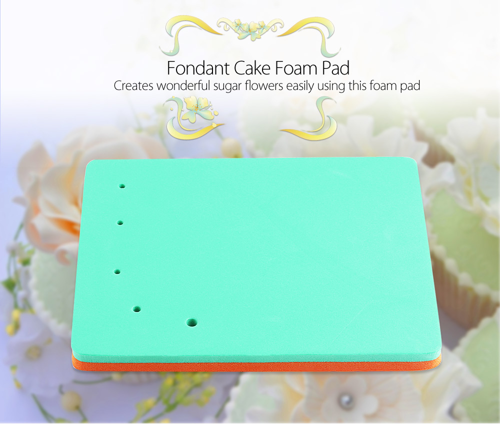 Professional Fondant Cake Decorating Sugarcraft Flower Mold Foam Pad Professional Fondant Cake Decorating Sugarcraft Flower Mold Foam Pad