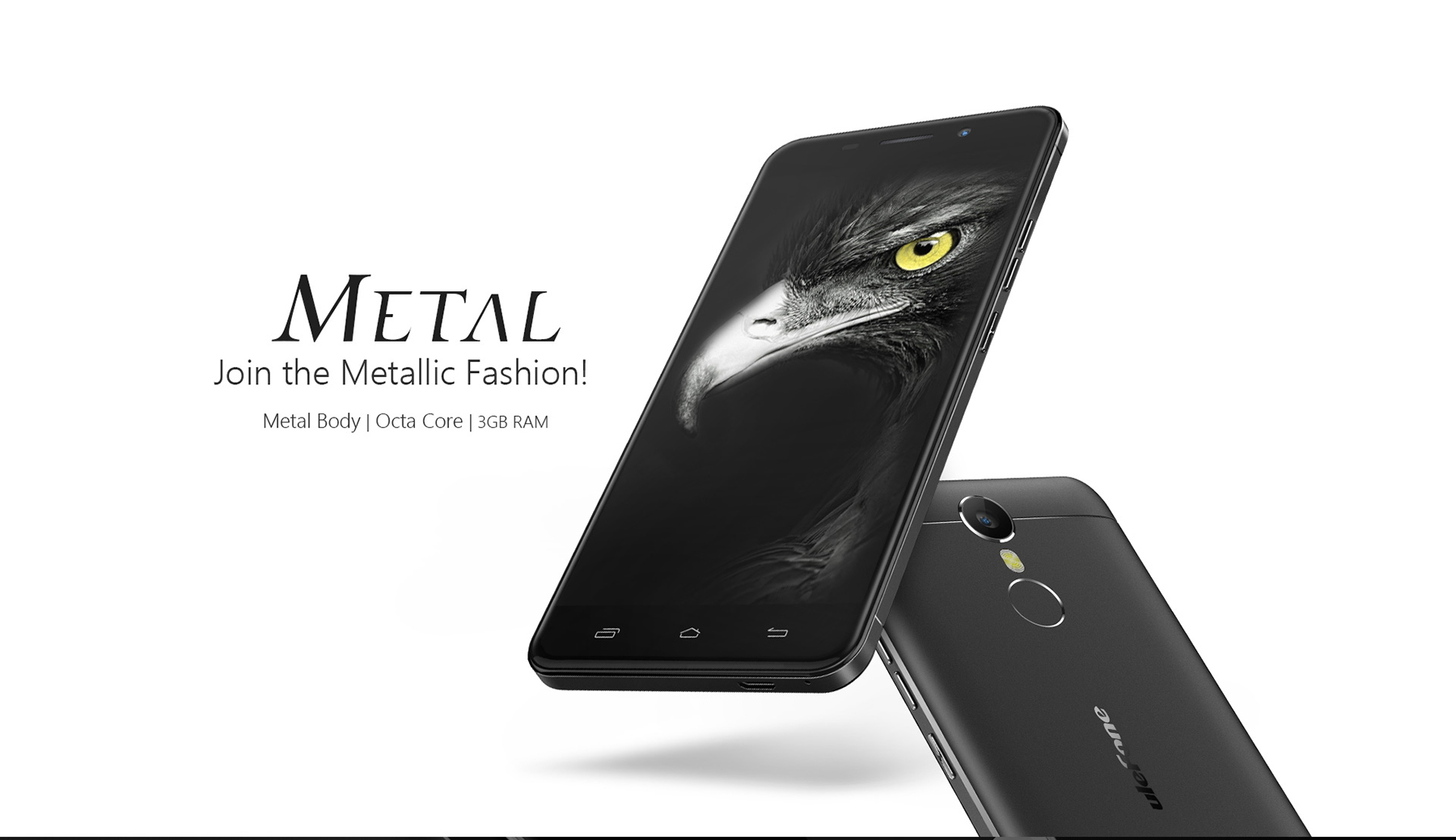 Ulefone Metal Android 6.0 5.0 inch 4G Smartphone MTK6753 Octa Core 1.3GHz 3GB RAM 16GB ROM Fingerprint Scanner GPS OTG Bluetooth 4.0
