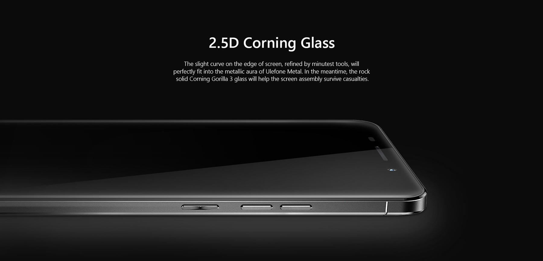 Ulefone Metal Android 6.0 5.0 inch 4G Smartphone MTK6753 Octa Core 1.3GHz 3GB RAM 16GB ROM Fingerprint Scanner GPS OTG Bluetooth 4.0