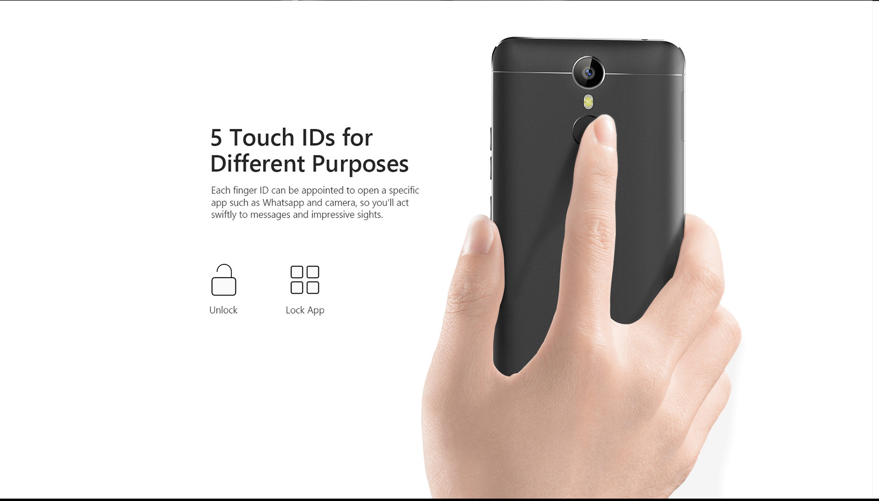 Ulefone Metal Android 6.0 5.0 inch 4G Smartphone MTK6753 Octa Core 1.3GHz 3GB RAM 16GB ROM Fingerprint Scanner GPS OTG Bluetooth 4.0