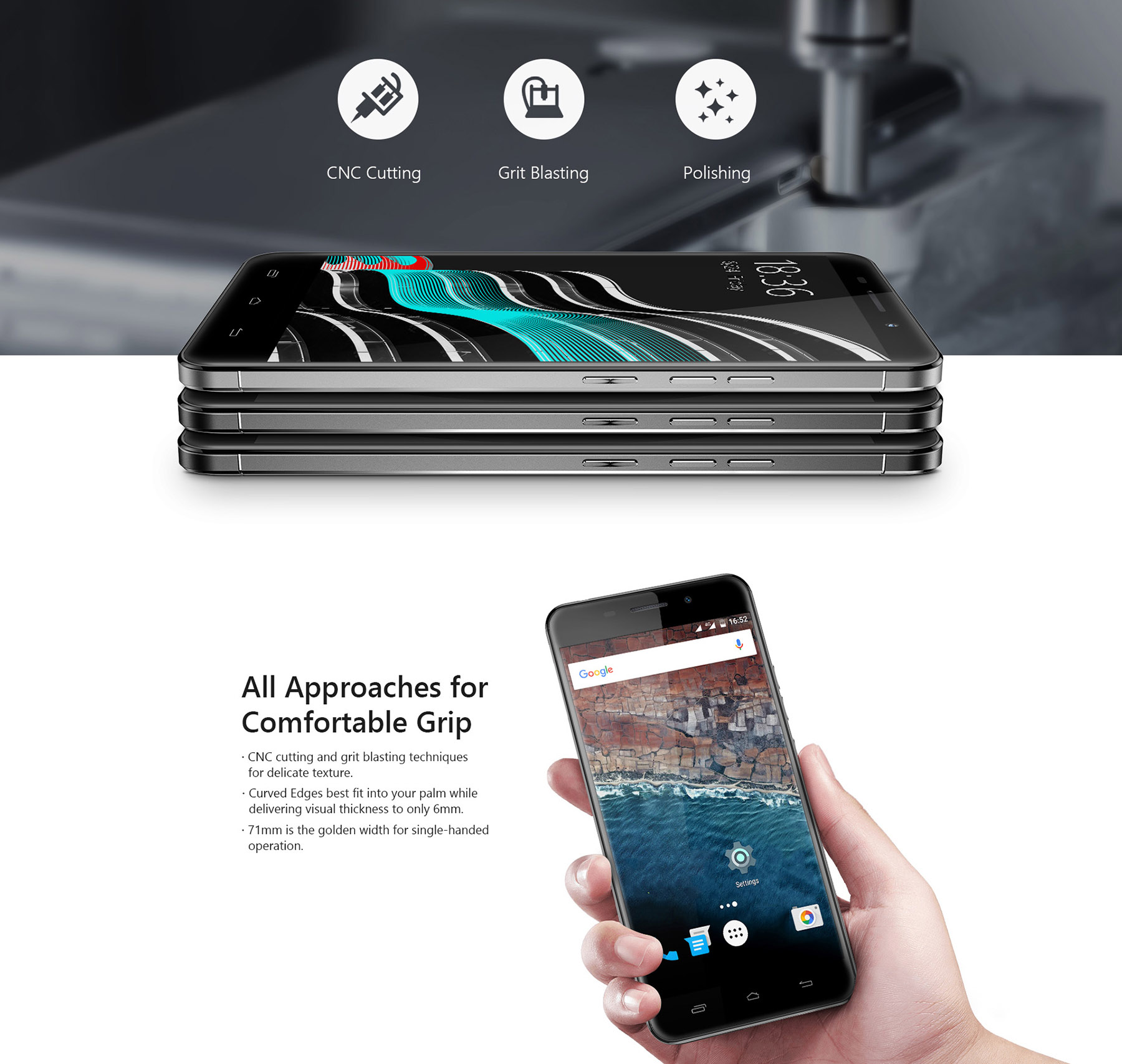 Ulefone Metal Android 6.0 5.0 inch 4G Smartphone MTK6753 Octa Core 1.3GHz 3GB RAM 16GB ROM Fingerprint Scanner GPS OTG Bluetooth 4.0