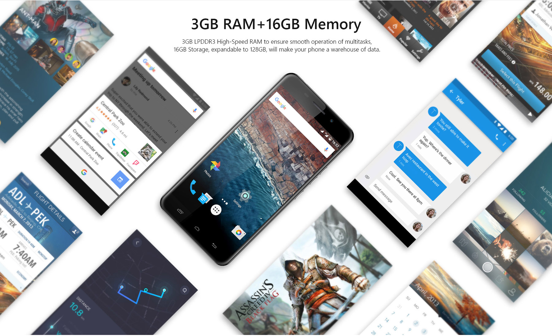 Ulefone Metal Android 6.0 5.0 inch 4G Smartphone MTK6753 Octa Core 1.3GHz 3GB RAM 16GB ROM Fingerprint Scanner GPS OTG Bluetooth 4.0