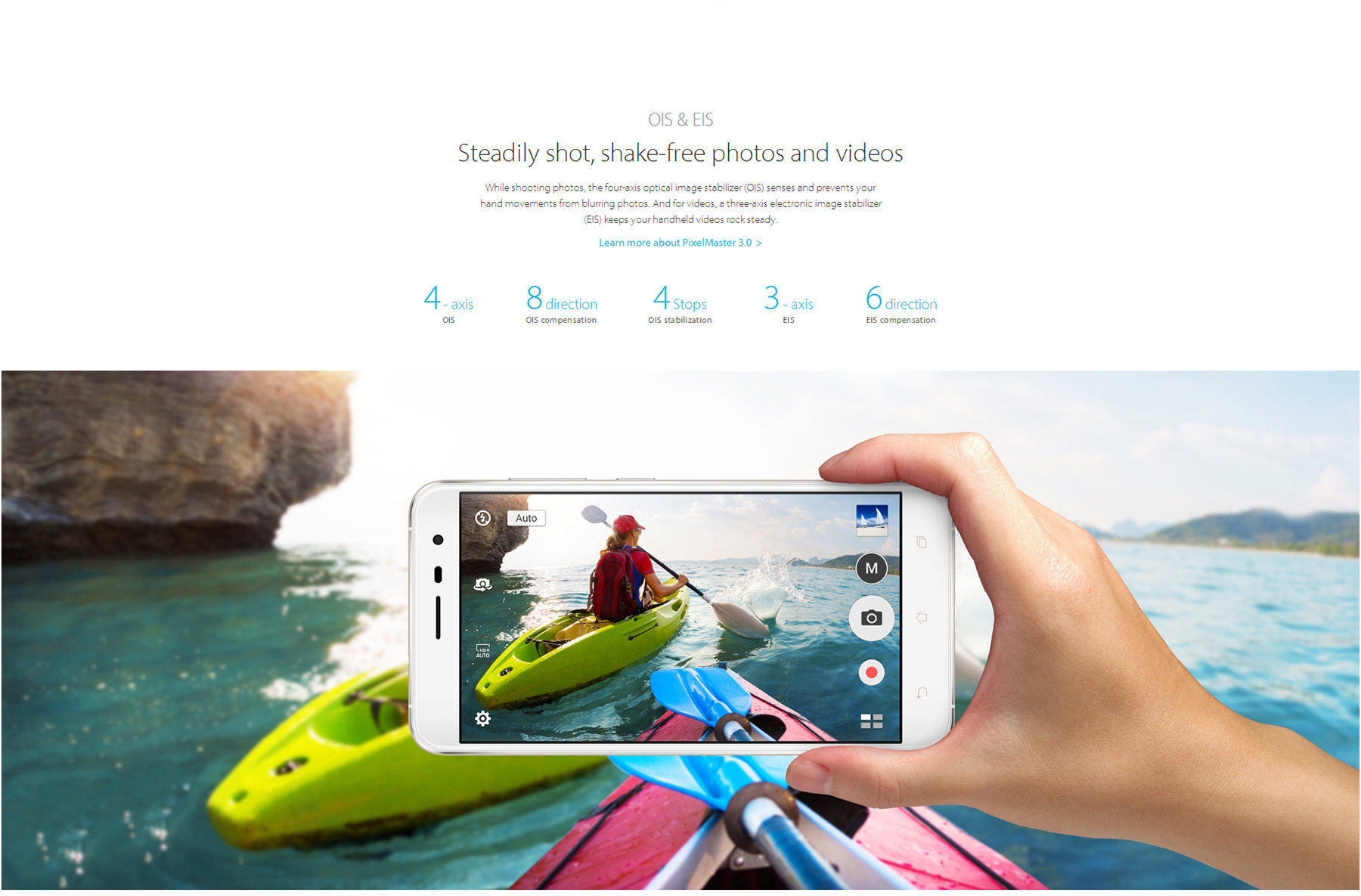 Asus ZenFone 3 (ZE552KL) Android 6.0 5.5 inch Corning Gorilla Glass 3 Screen 4G Phablet Qualcomm Snapdragon 625 Octa Core 2.0GHz 4GB RAM 64GB Fingerprint Scanner GPS