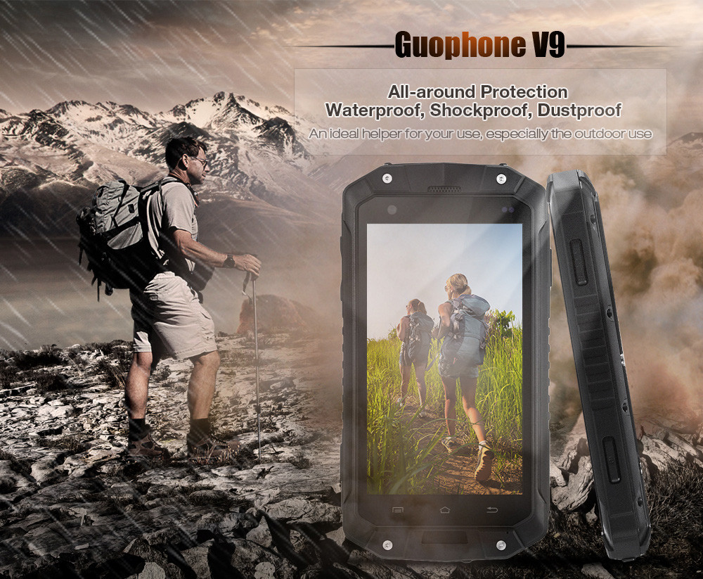Guophone V9 4.5 inch Android 4.4 3G Smartphone MTK6572 Dual Core 1.2GHz 512MB RAM 4GB ROM 4000mAh Battery GPS Cameras