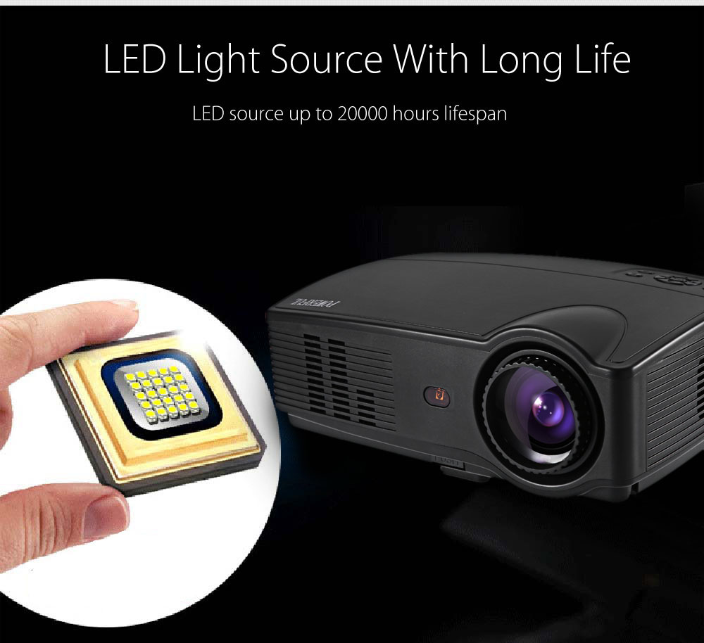 POWERFUL SV - 328LH LCD Projector 3000 Lumens 1280 x 800 Pixels with VGA HDMI USB for Home Office Education POWERFUL SV - 328LH LCD Projector 3000 Lumens 1280 x 800 Pixels with VGA HDMI USB for Home Office Education