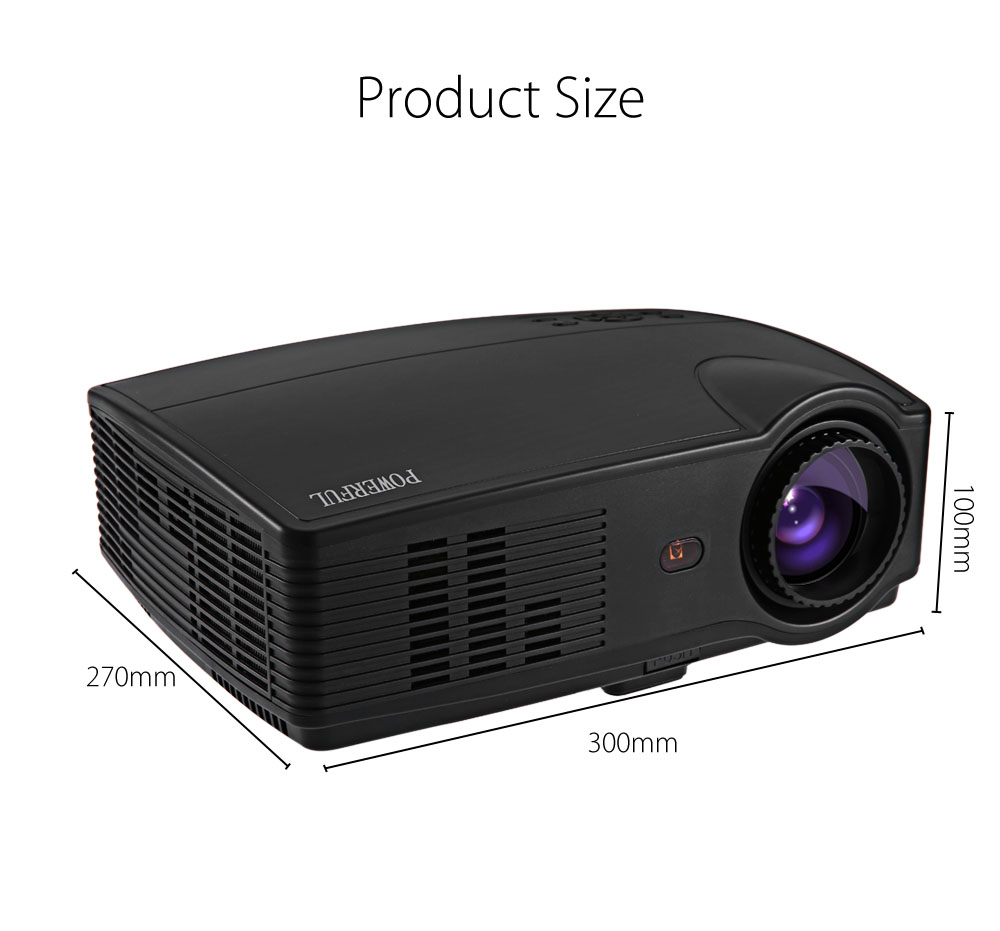 POWERFUL SV - 328LH LCD Projector 3000 Lumens 1280 x 800 Pixels with VGA HDMI USB for Home Office Education POWERFUL SV - 328LH LCD Projector 3000 Lumens 1280 x 800 Pixels with VGA HDMI USB for Home Office Education