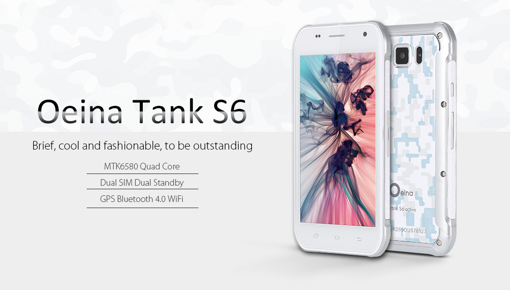 Oeina Tank S6 Android 5.1 5.0 inch 3G Smartphone MTK6580 1.3GHz Quad Core 512MB RAM 8GB ROM GPS Gravity Sensor Bluetooth 4.0