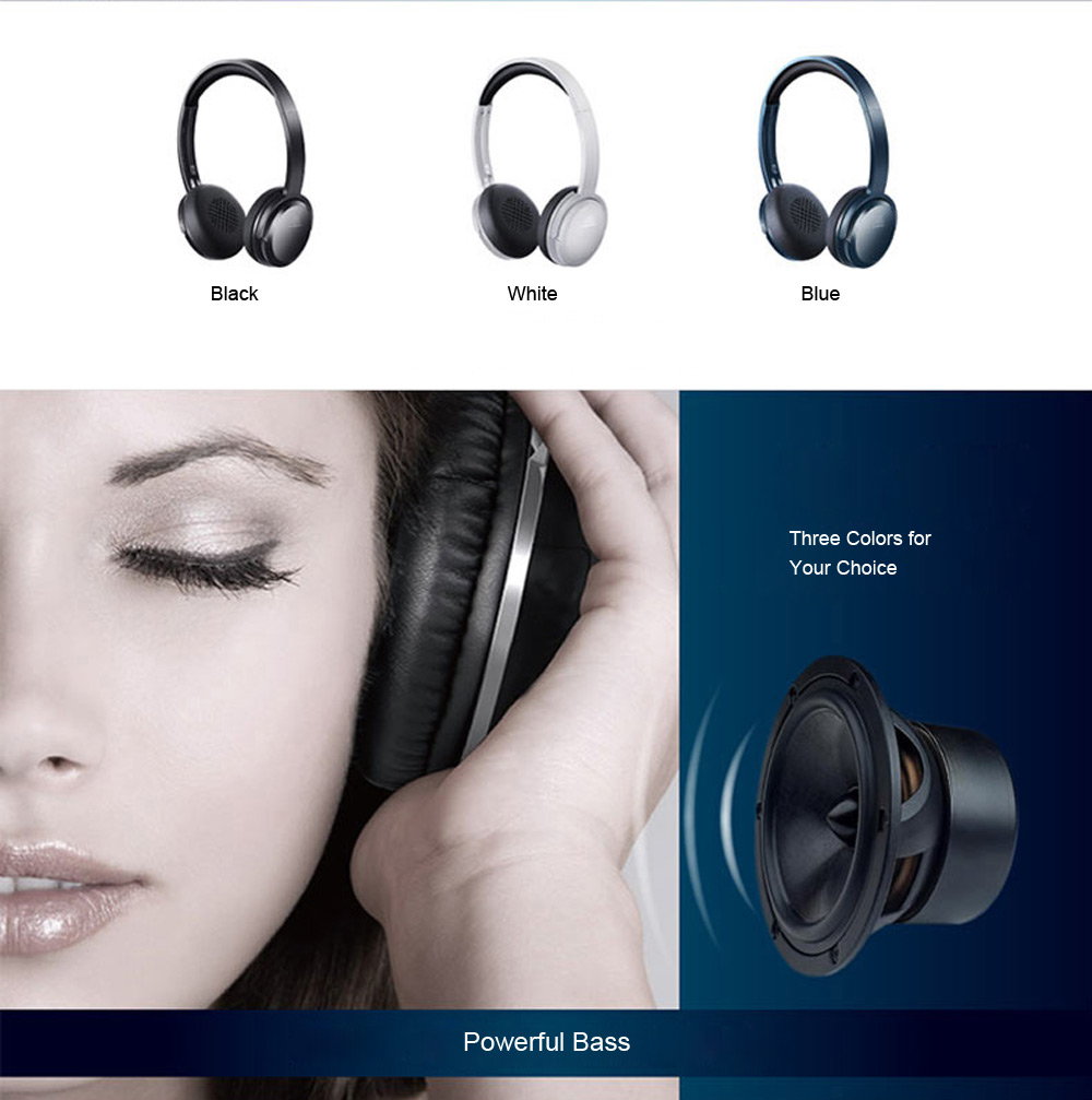 MARROW 155B Wireless Bluetooth 4.0 Music Headband Headphones Support Hands-free Calls Volume Control