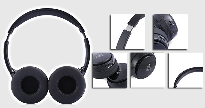 MARROW 303B Wireless Bluetooth 4.0 Headband Headphones Volume Control Super Bass MARROW 303B Wireless Bluetooth 4.0 Headband Headphones Volume Control Super Bass