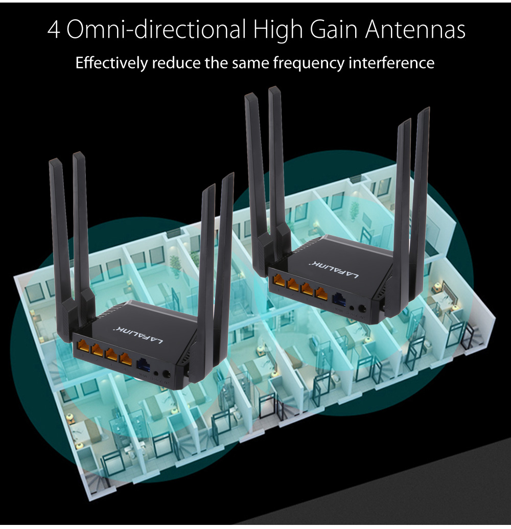 LAFALINK LF - R390 300Mbps High Power 4 x 6dBi Wireless Router LAFALINK LF - R390 300Mbps High Power 4 x 6dBi Wireless Router
