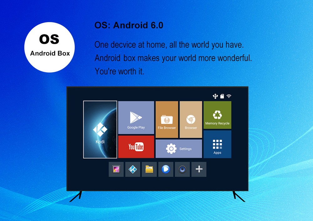 TX8 Android 6.0 TV Box with Amlogic S912 Octa Core Dual Band WiFi 2.4GHz + 5GHz Bluetooth 4.0 Mini PC TX8 Android 6.0 TV Box with Amlogic S912 Octa Core Dual Band WiFi 2.4GHz + 5GHz Bluetooth 4.0 Mini PC