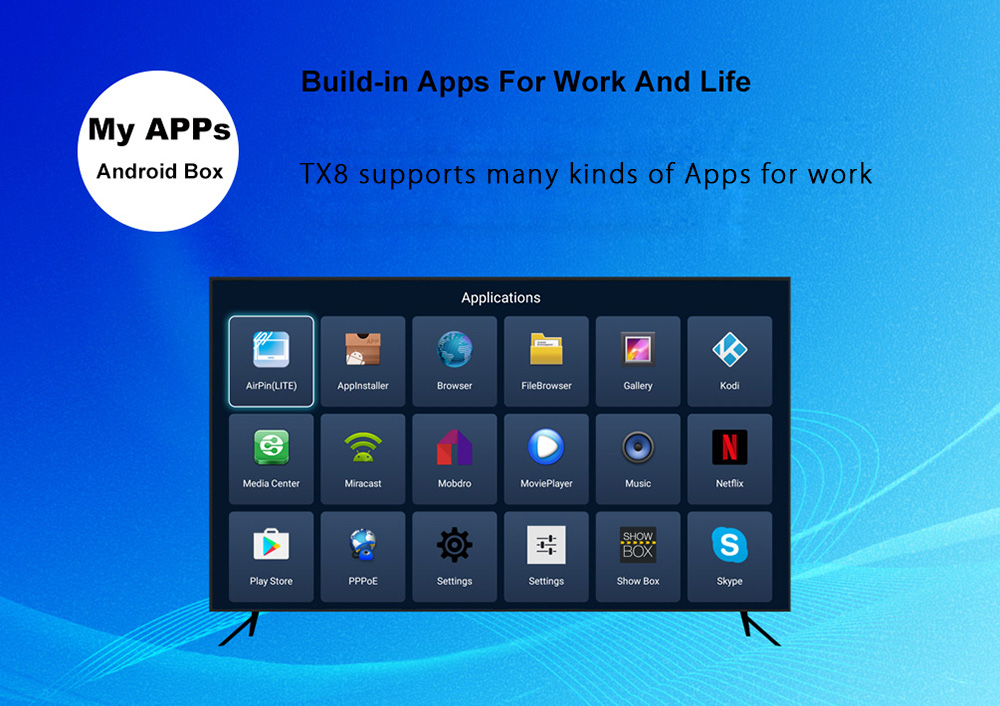 TX8 Android 6.0 TV Box with Amlogic S912 Octa Core Dual Band WiFi 2.4GHz + 5GHz Bluetooth 4.0 Mini PC TX8 Android 6.0 TV Box with Amlogic S912 Octa Core Dual Band WiFi 2.4GHz + 5GHz Bluetooth 4.0 Mini PC