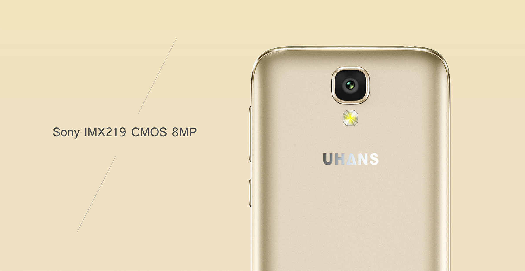 UHANS A101S Android 6.0 5.0 inch 3G Smartphone MTK6580 Quad Core 1.3GHz 2GB RAM 16GB ROM OTA Proximity Sensor Bluetooth 4.0