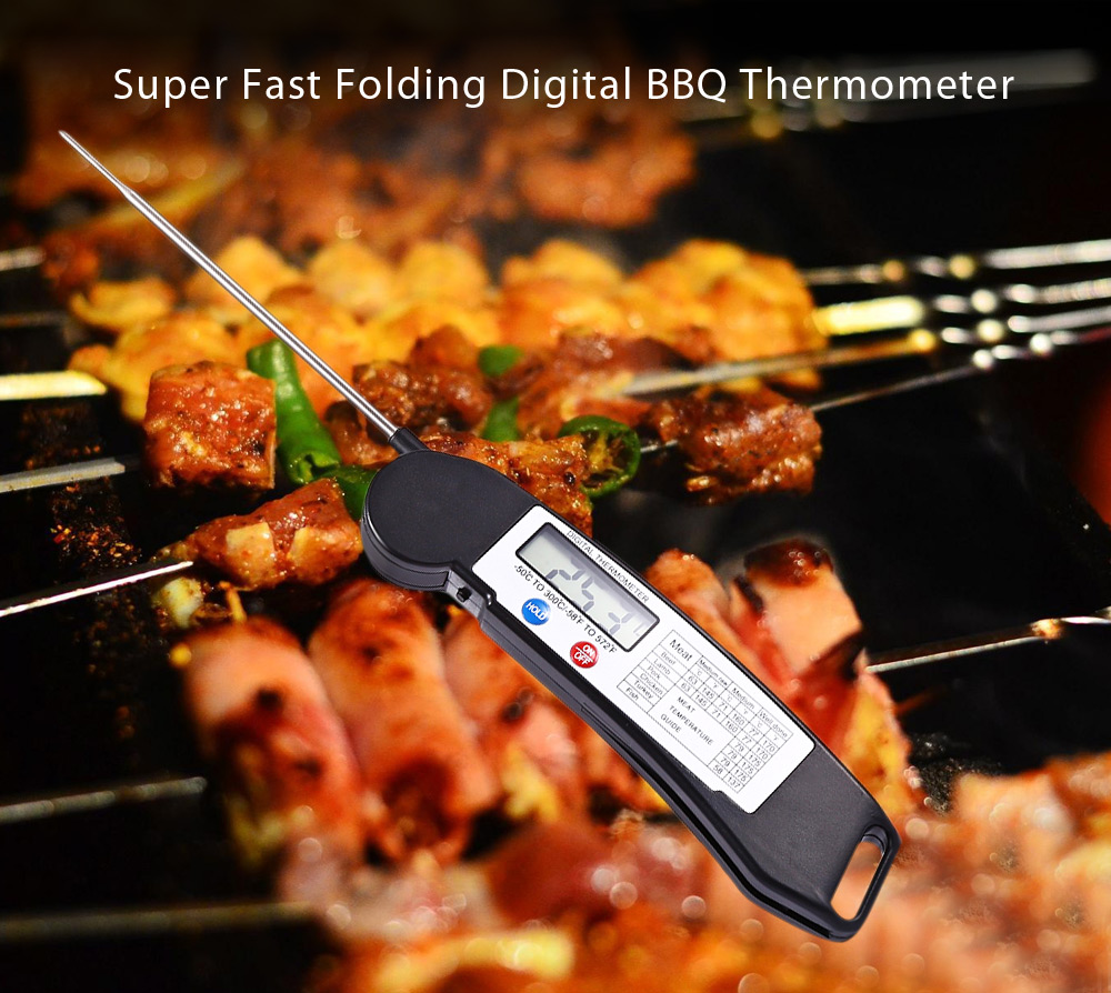 TS - 89 Instant Folding Digital Food BBQ Meat Thermometer Cooking Tool TS - 89 Instant Folding Digital Food BBQ Meat Thermometer Cooking Tool