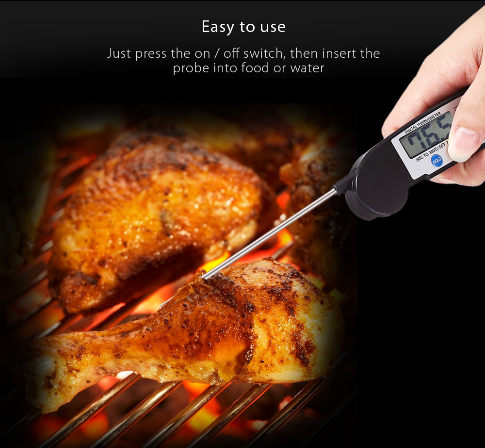 TS - 89 Instant Folding Digital Food BBQ Meat Thermometer Cooking Tool TS - 89 Instant Folding Digital Food BBQ Meat Thermometer Cooking Tool