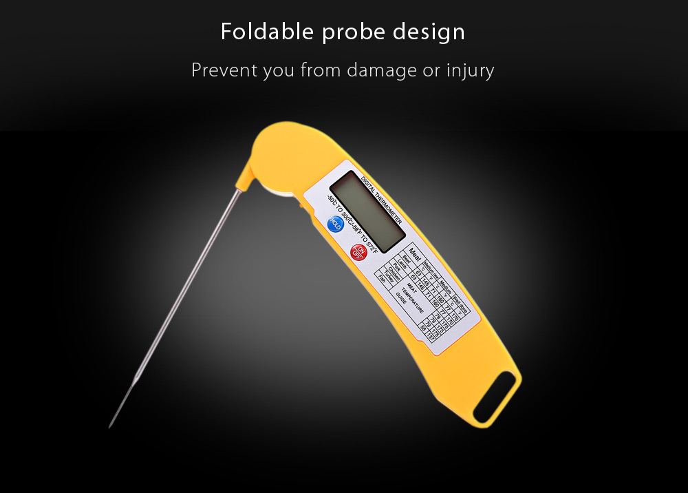 TS - 89 Instant Folding Digital Food BBQ Meat Thermometer Cooking Tool TS - 89 Instant Folding Digital Food BBQ Meat Thermometer Cooking Tool