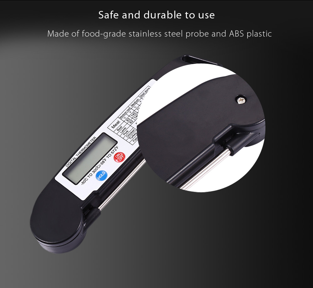 TS - 89 Instant Folding Digital Food BBQ Meat Thermometer Cooking Tool TS - 89 Instant Folding Digital Food BBQ Meat Thermometer Cooking Tool