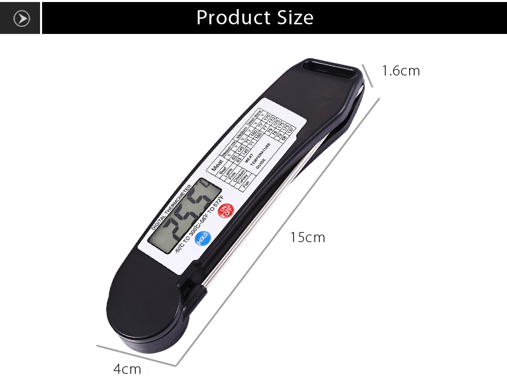 TS - 89 Instant Folding Digital Food BBQ Meat Thermometer Cooking Tool TS - 89 Instant Folding Digital Food BBQ Meat Thermometer Cooking Tool