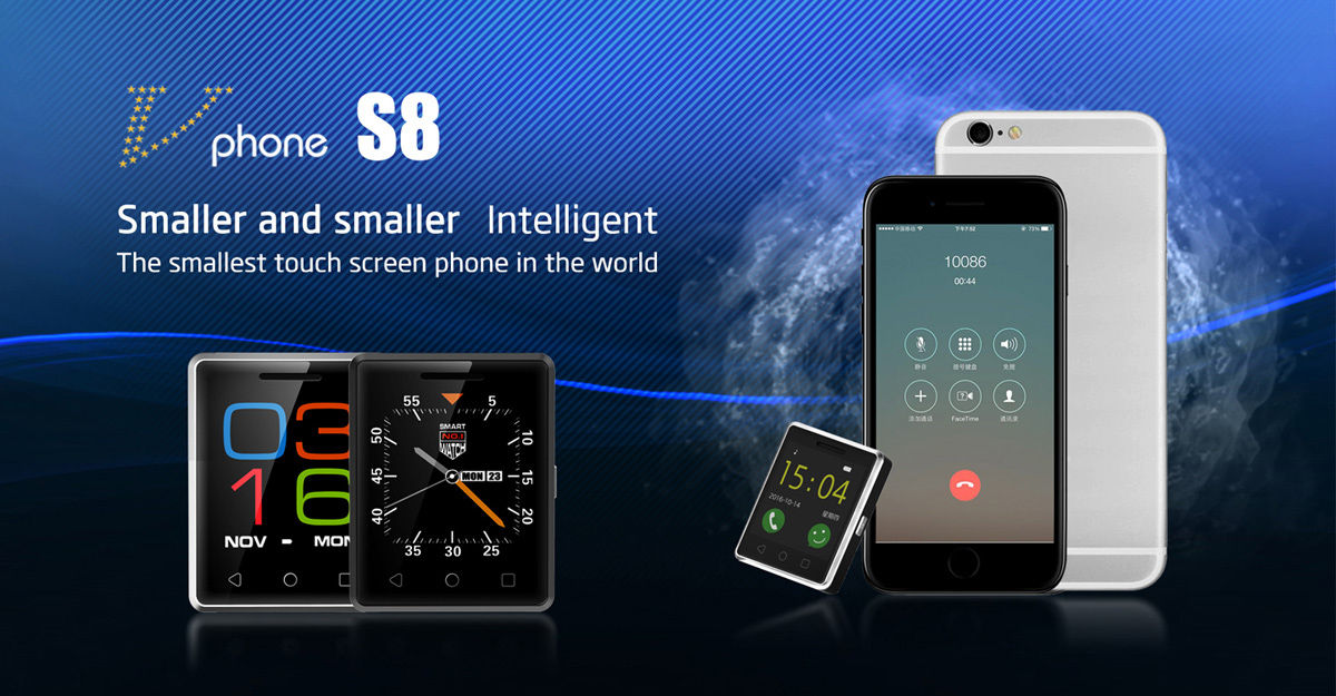 Vphone S8 1.54 inch Smartphone MTK2502 Heart Rate Measurement Pedometer Remote Camera Vphone S8 1.54 inch Smartphone MTK2502 Heart Rate Measurement Pedometer Remote Camera