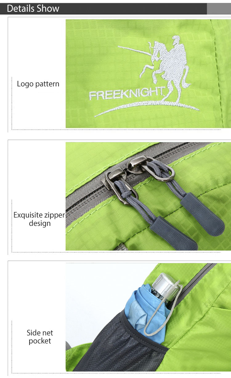 FREEKNIGHT FK0722 Waterproof Foldable Backpack for Outdoor Climbing Cycling Hiking