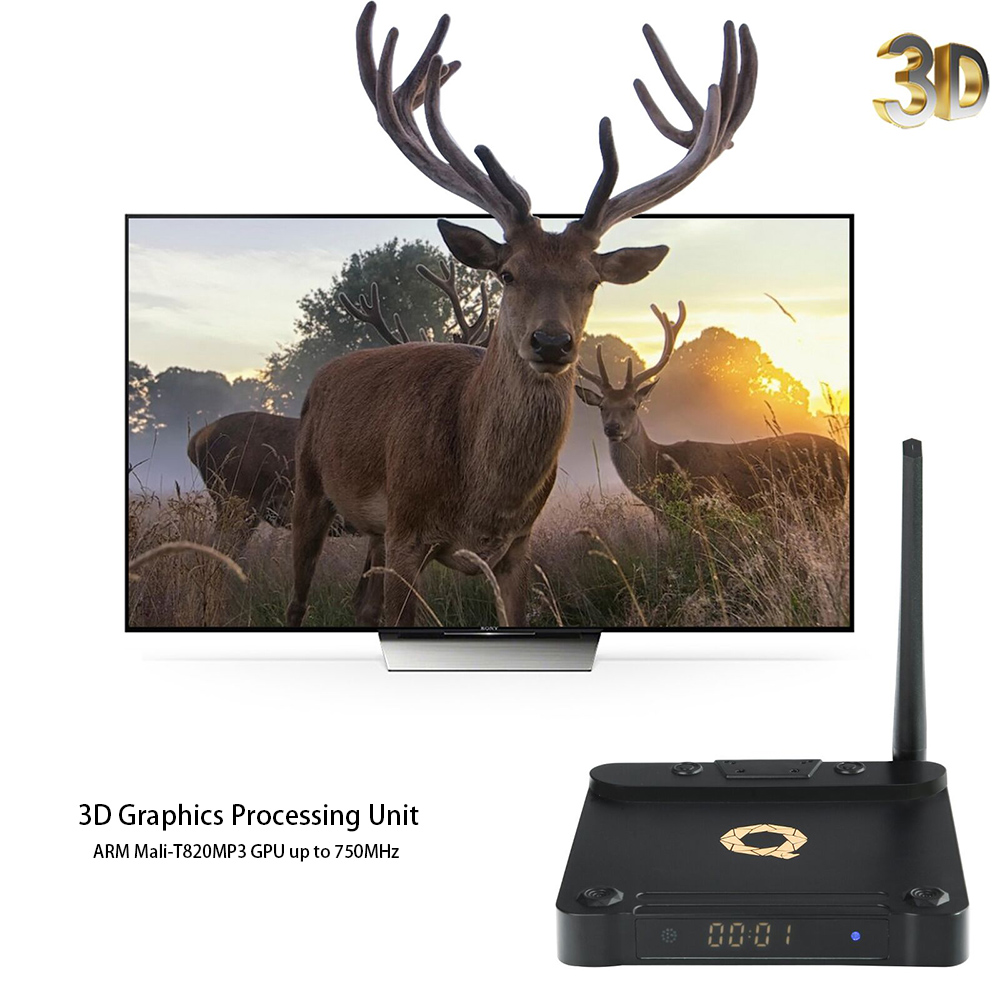 HIFIXPLAY Q Smart TV Box Android 6.0 Amlogic S912 Octa-core H.265 VP9 Supporting 802.11ac 2.4GHz / 5.8GHz WiFi Bluetooth 4.0 HIFIXPLAY Q Smart TV Box Android 6.0 Amlogic S912 Octa-core H.265 VP9 Supporting 802.11ac 2.4GHz / 5.8GHz WiFi Bluetooth 4.0