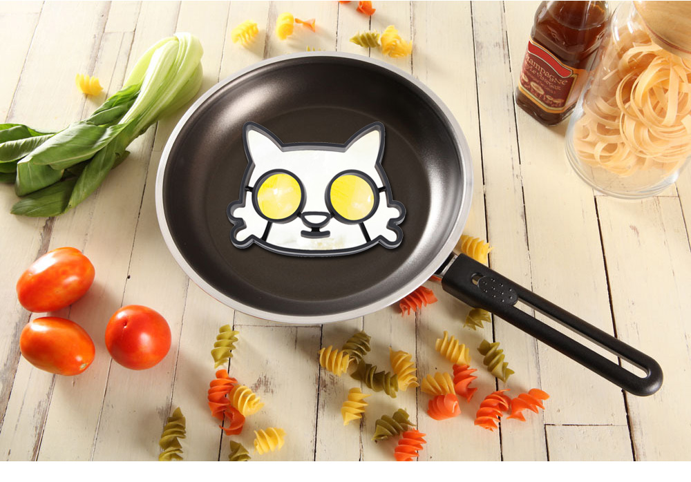 Creative Cat Shape Silicone Fried Breakfast Egg Mold Creative Cat Shape Silicone Fried Breakfast Egg Mold
