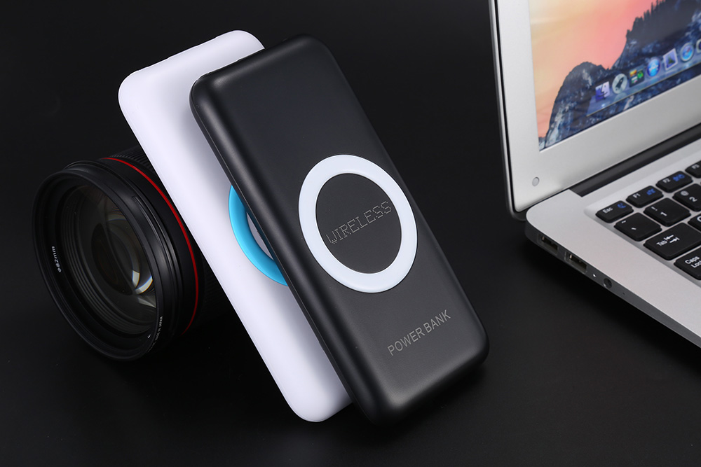 MW - WP200 2-in-1 12000mAh Mobile Power Bank Wireless Charger Transmitter Launcher Dual USB Output MW - WP200 2-in-1 12000mAh Mobile Power Bank Wireless Charger Transmitter Launcher Dual USB Output